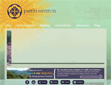 Tablet Screenshot of paititi-institute.org